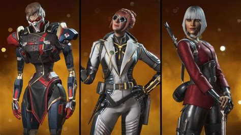 All Legend Skins in Apex Legends Dressed to Kill。